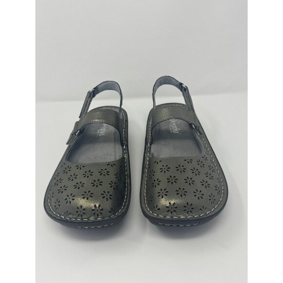 Alegria Jemma Woman's Shoes in Pewter Size 38 NEW IN BOX - Picture 3 of 8